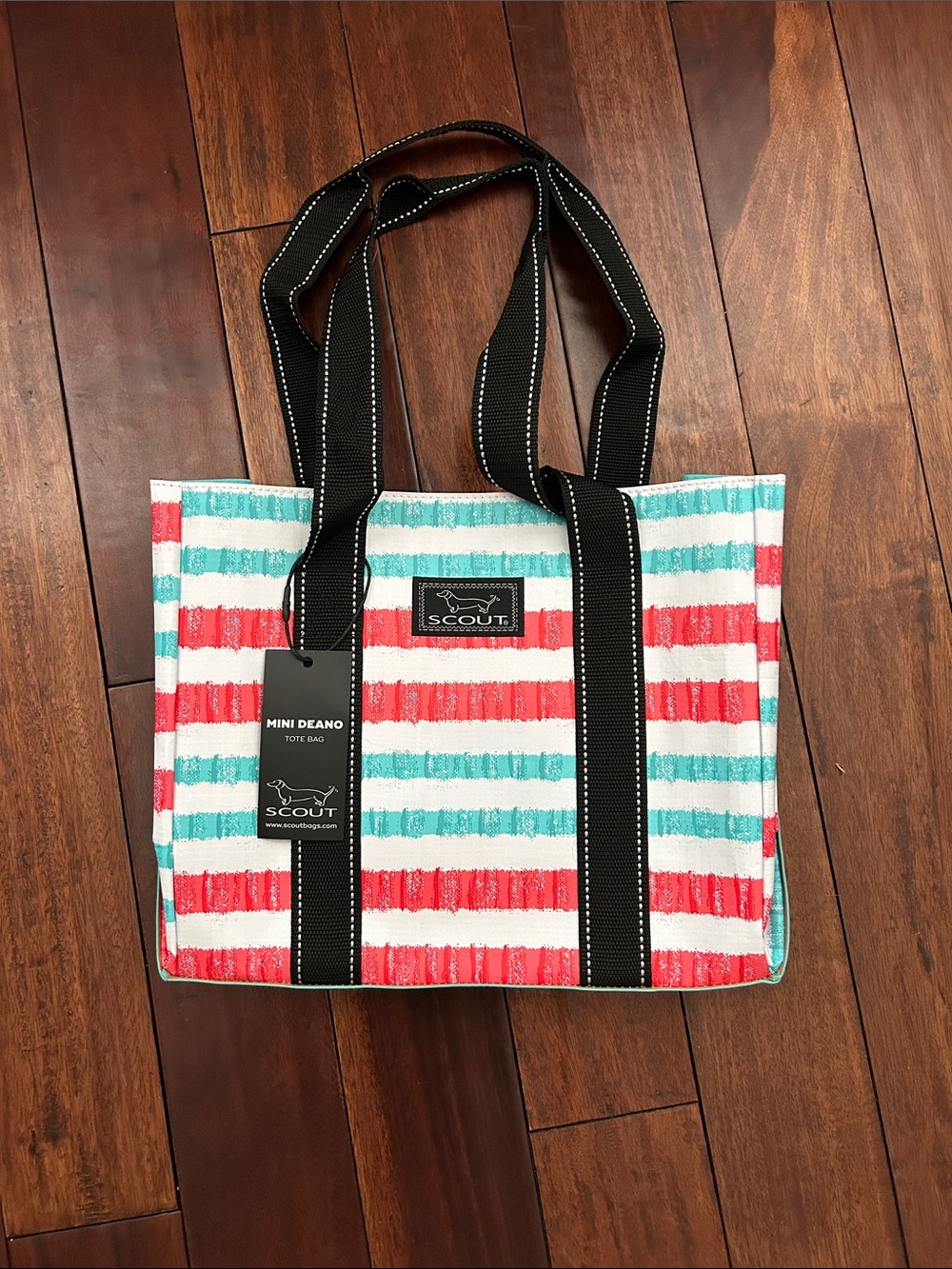 Scout Mini Deano Stripe “summer in seer” Tote Bag NWT